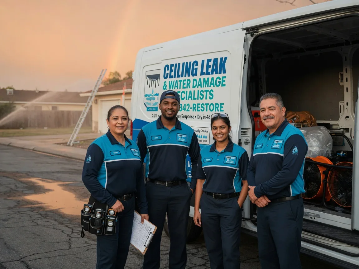 Ceiling Leak Cleanup company in Joinerville, TX
