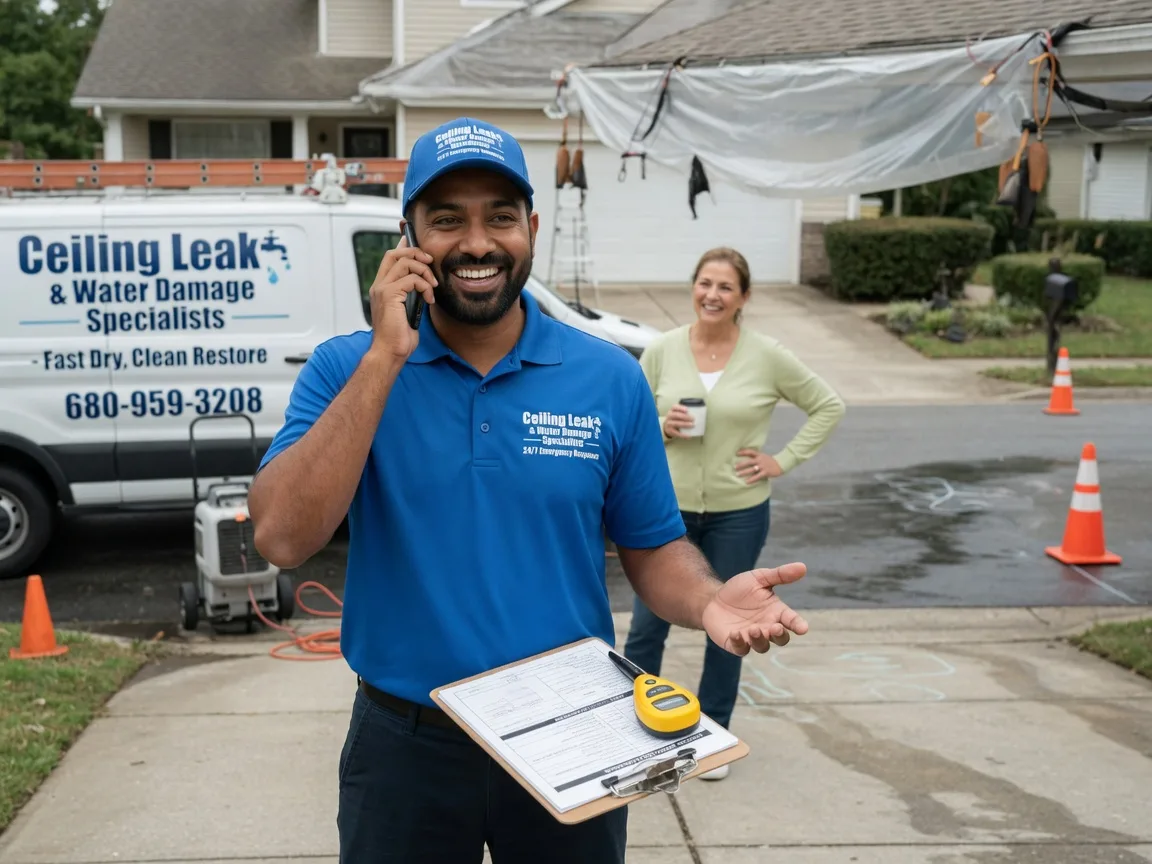 Ceiling Leak Cleanup Joinerville, TX FAQs